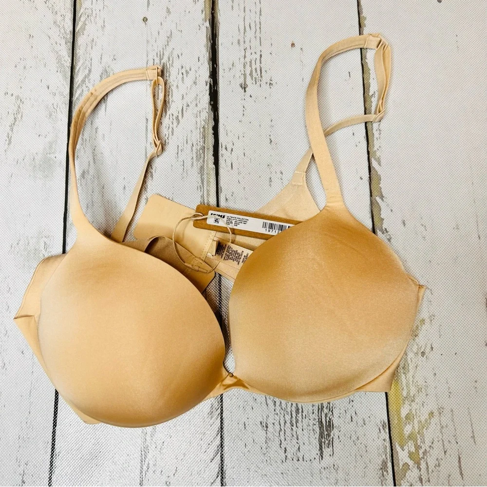 SKIMS 34B Ultimate Push Up Plunge Bra - Sand NWT